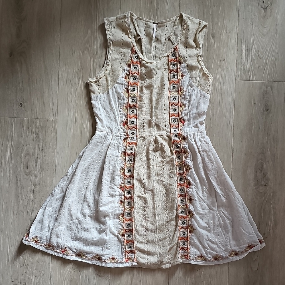 Free People Water Lily Embroidered Dress - Picture 5 of 7